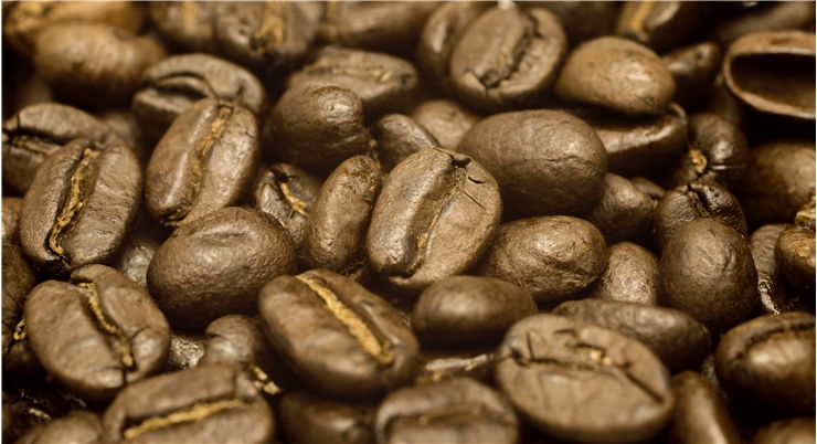 Picture Of Coffee Beans At Close