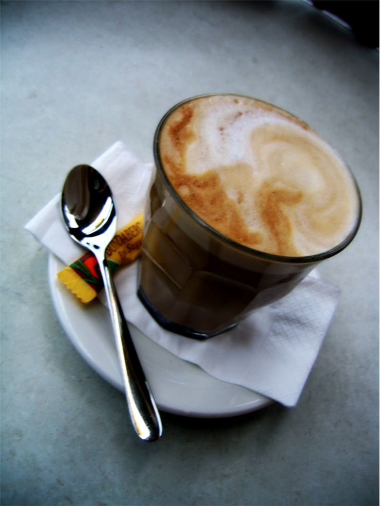 Picture Of Long Macchiato Coffee