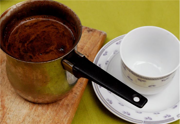 Picture Of Turkish Coffee And A Mug